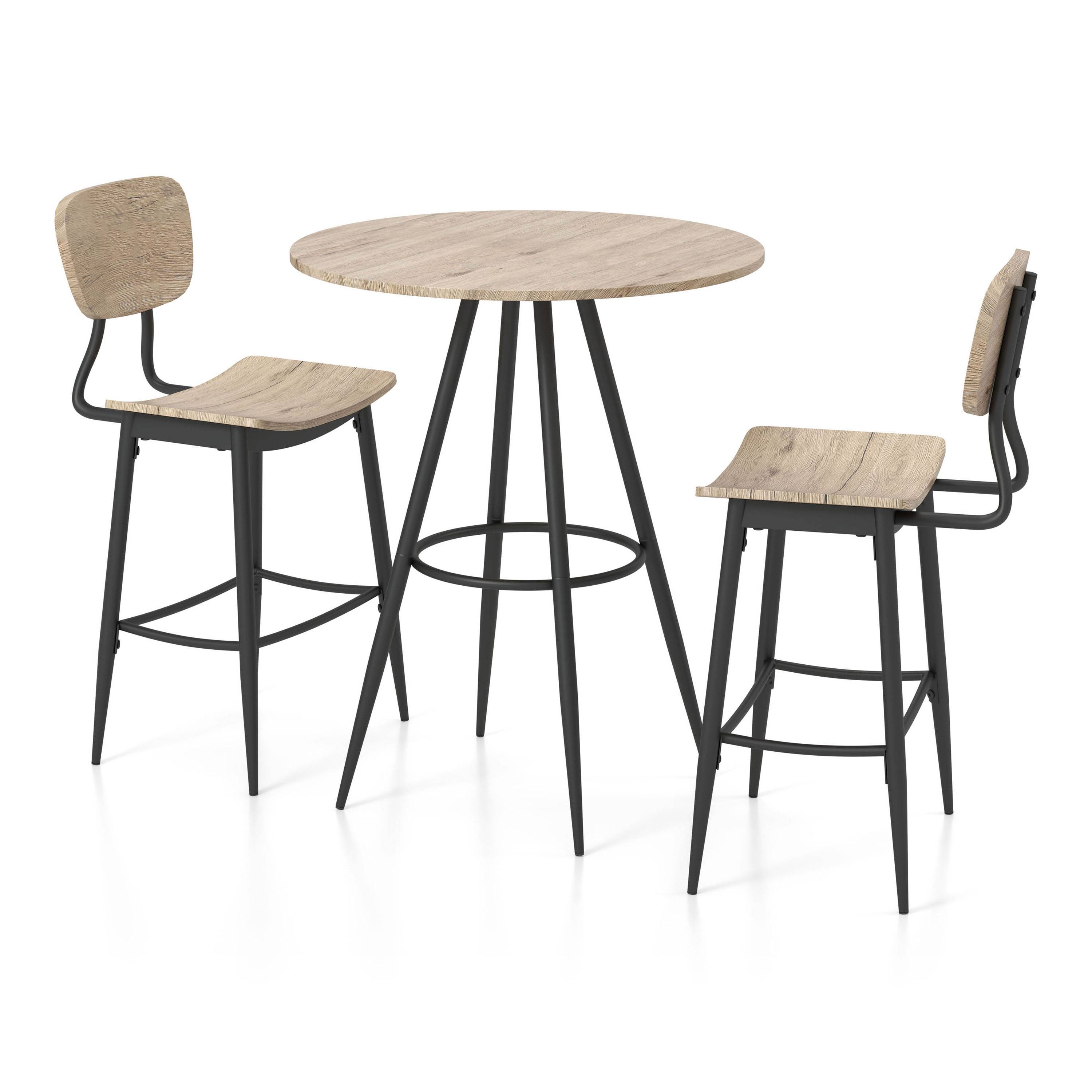 Shandry 3-Piece Counter Height Dining Set in Natural